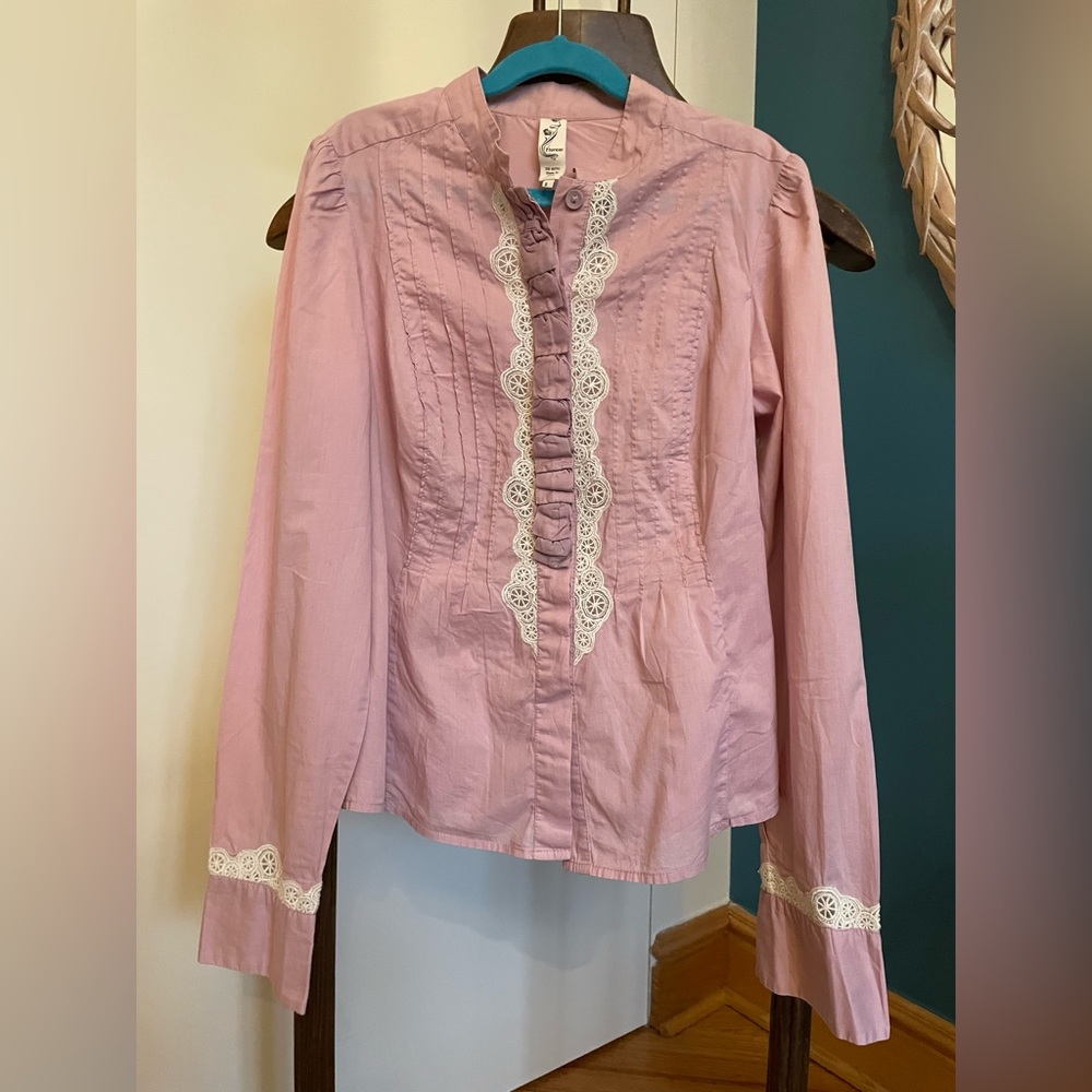 Anthropologie Vintage Style Blouse size 2